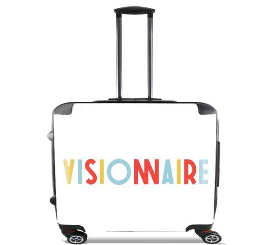 Wheeled bag cabin luggage suitcase trolley 17" laptop for Visionnaire