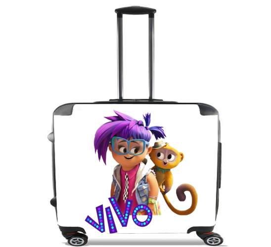  Vivo the music start for Wheeled bag cabin luggage suitcase trolley 17" laptop