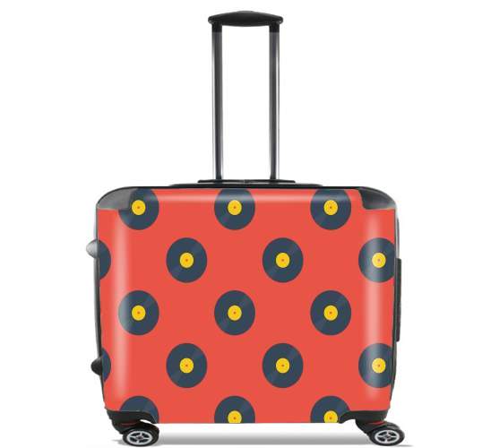  Vynile Music Disco Pattern for Wheeled bag cabin luggage suitcase trolley 17" laptop