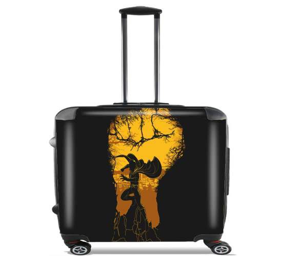  Wanpanman aka one punch man for Wheeled bag cabin luggage suitcase trolley 17" laptop