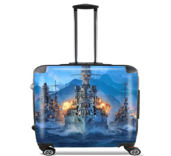  Warships for Wheeled bag cabin luggage suitcase trolley 17" laptop