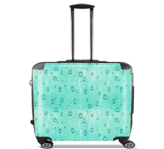  Water Drops Pattern for Wheeled bag cabin luggage suitcase trolley 17" laptop