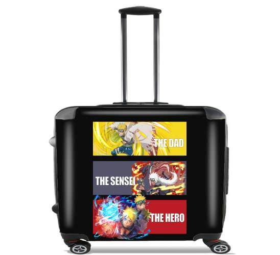  Way Of Ninja Uzumaki Path for Wheeled bag cabin luggage suitcase trolley 17" laptop