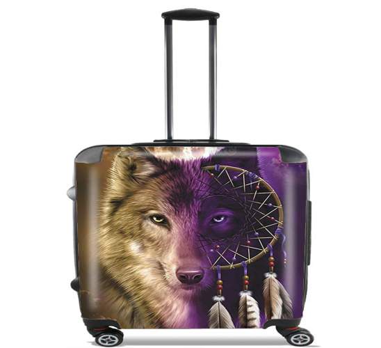  Wolf Dreamcatcher for Wheeled bag cabin luggage suitcase trolley 17" laptop