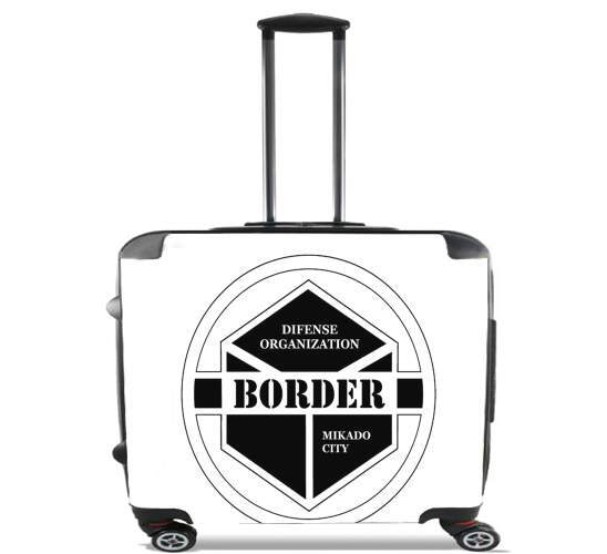  World trigger Border organization for Wheeled bag cabin luggage suitcase trolley 17" laptop