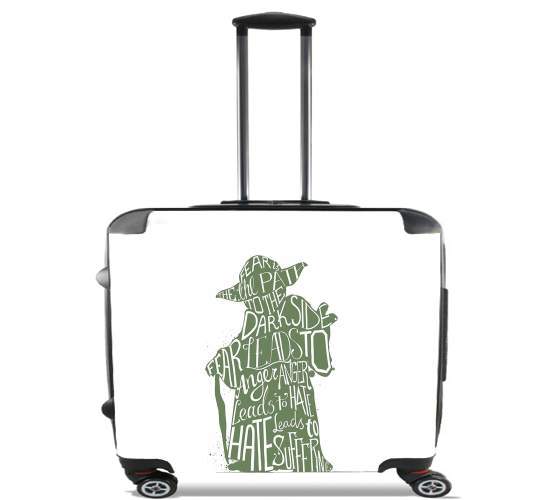  Yoda Force be with you for Wheeled bag cabin luggage suitcase trolley 17" laptop