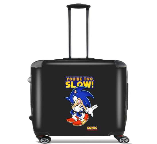  You're Too Slow - Sonic for Wheeled bag cabin luggage suitcase trolley 17" laptop