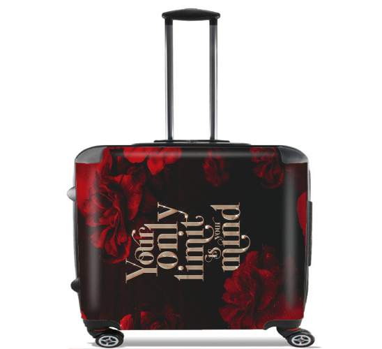 Your Limit (Red Version) for Wheeled bag cabin luggage suitcase trolley 17" laptop