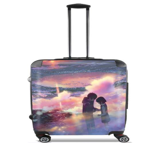  Your Name Night Love for Wheeled bag cabin luggage suitcase trolley 17" laptop