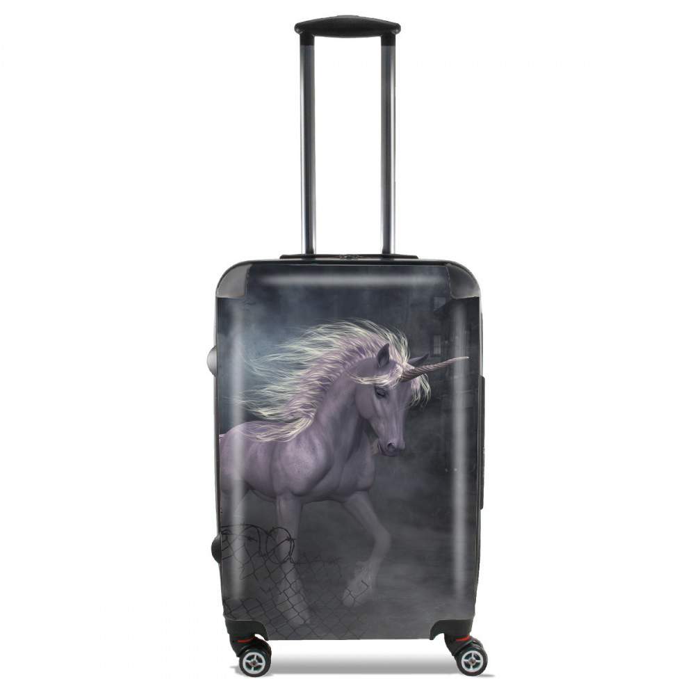  A dreamlike Unicorn walking through a destroyed city for Lightweight Hand Luggage Bag - Cabin Baggage