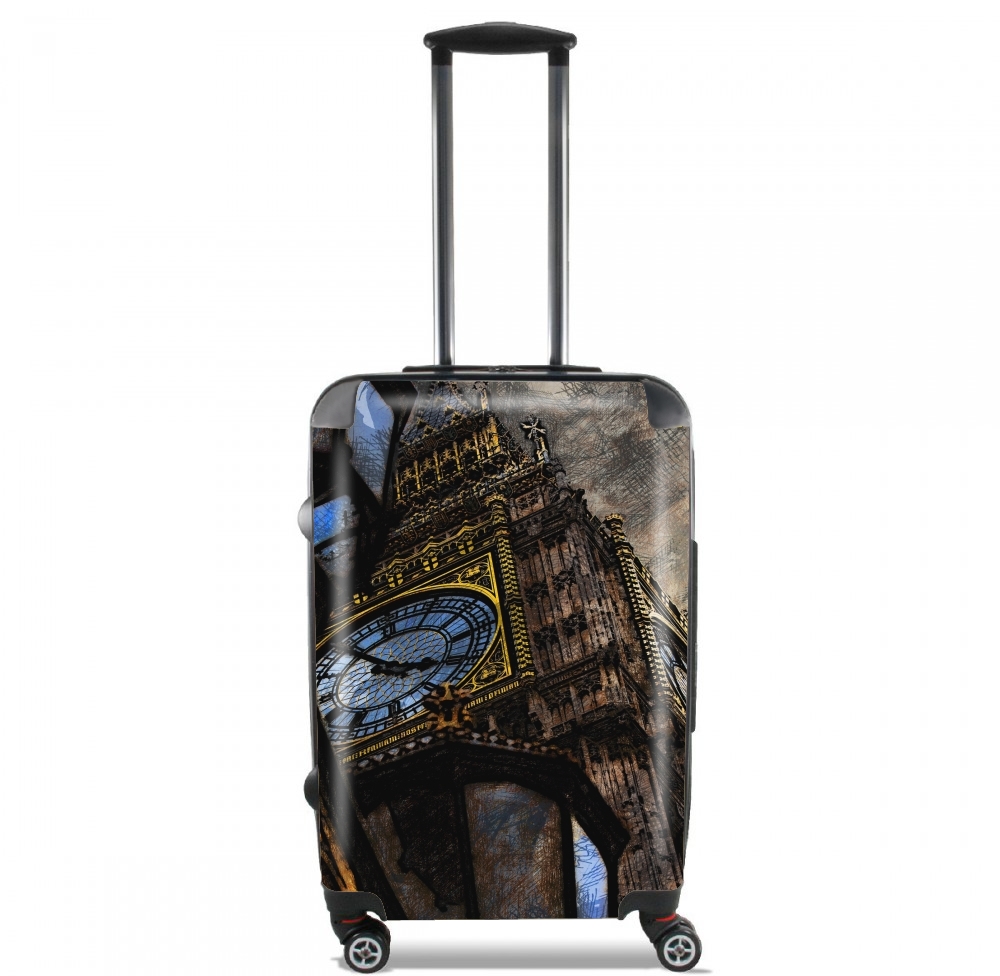  Abstract Big Ben London for Lightweight Hand Luggage Bag - Cabin Baggage