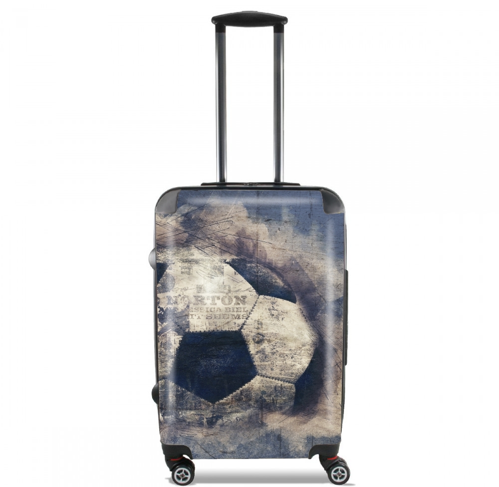  Abstract Blue Grunge Football for Lightweight Hand Luggage Bag - Cabin Baggage