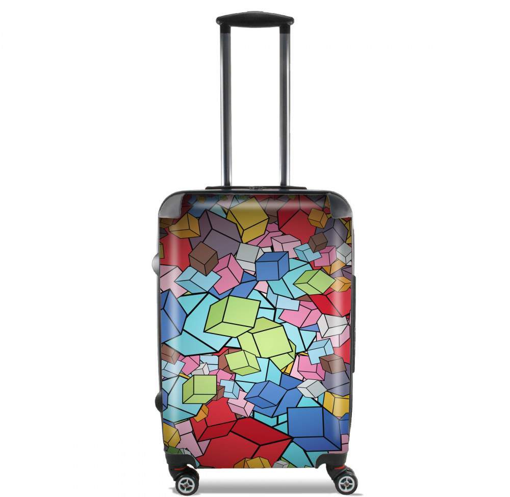  Abstract Cool Cubes for Lightweight Hand Luggage Bag - Cabin Baggage
