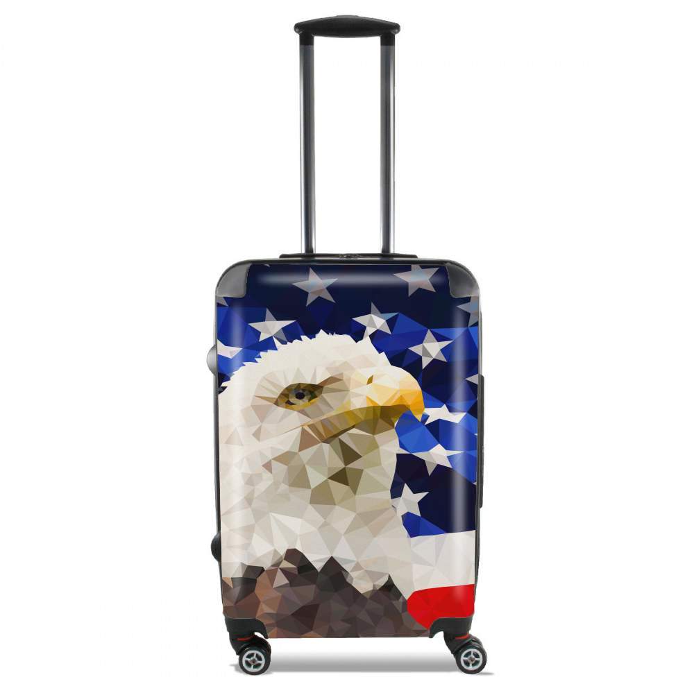  American Eagle and Flag for Lightweight Hand Luggage Bag - Cabin Baggage