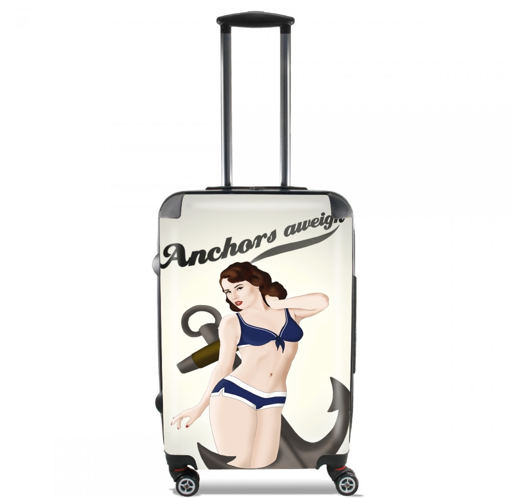  Anchors Aweigh - Classic Pin Up for Lightweight Hand Luggage Bag - Cabin Baggage