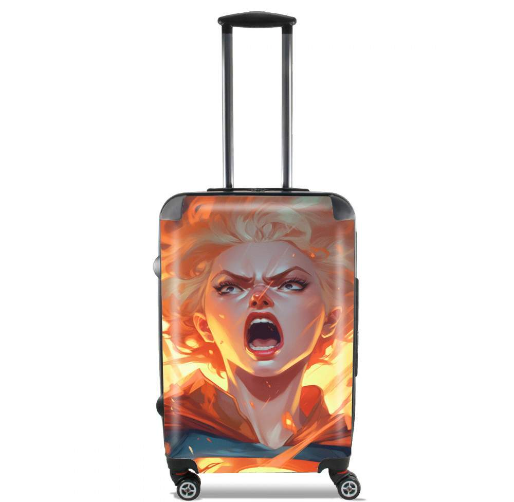  Angry Girl for Lightweight Hand Luggage Bag - Cabin Baggage
