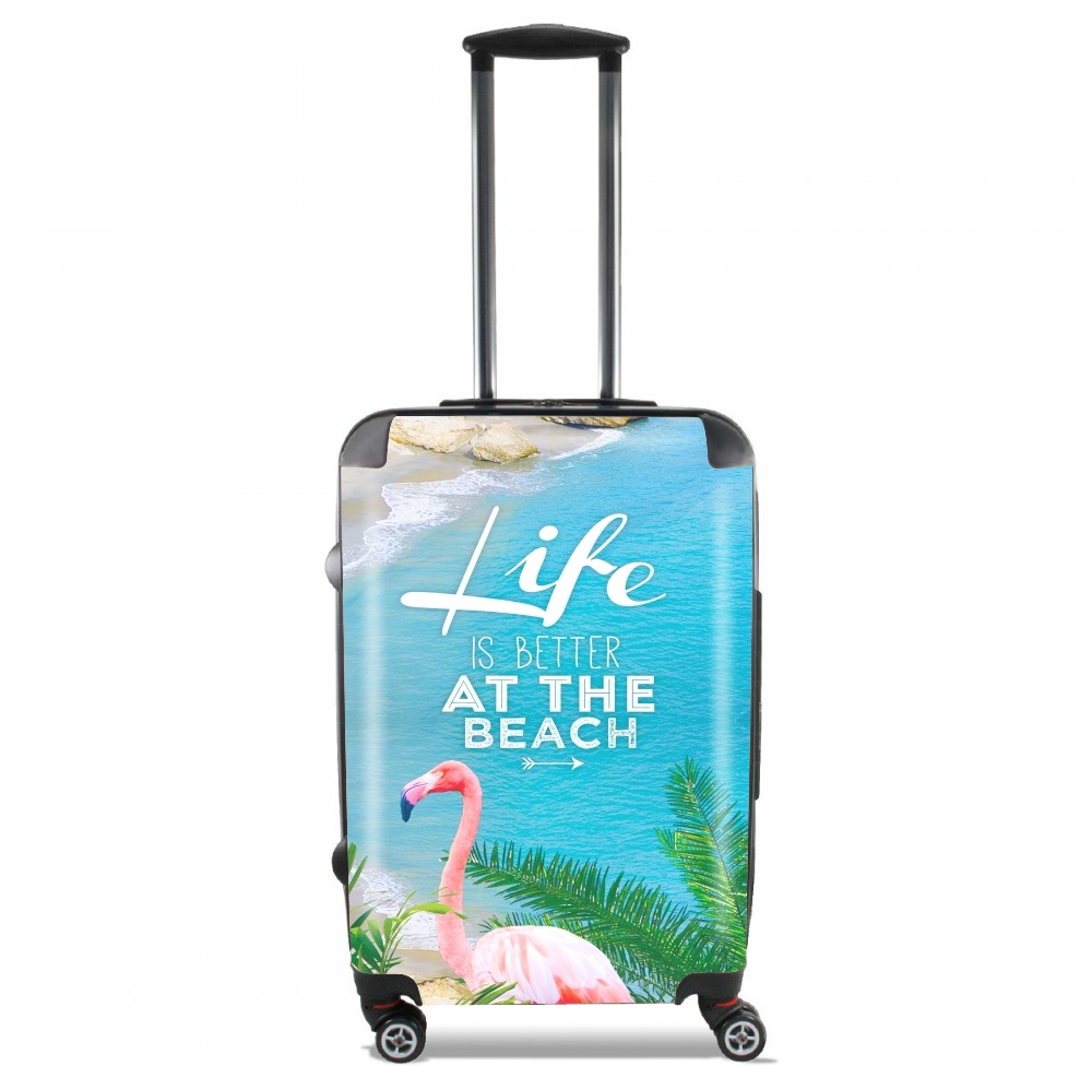 At the beach for Lightweight Hand Luggage Bag - Cabin Baggage