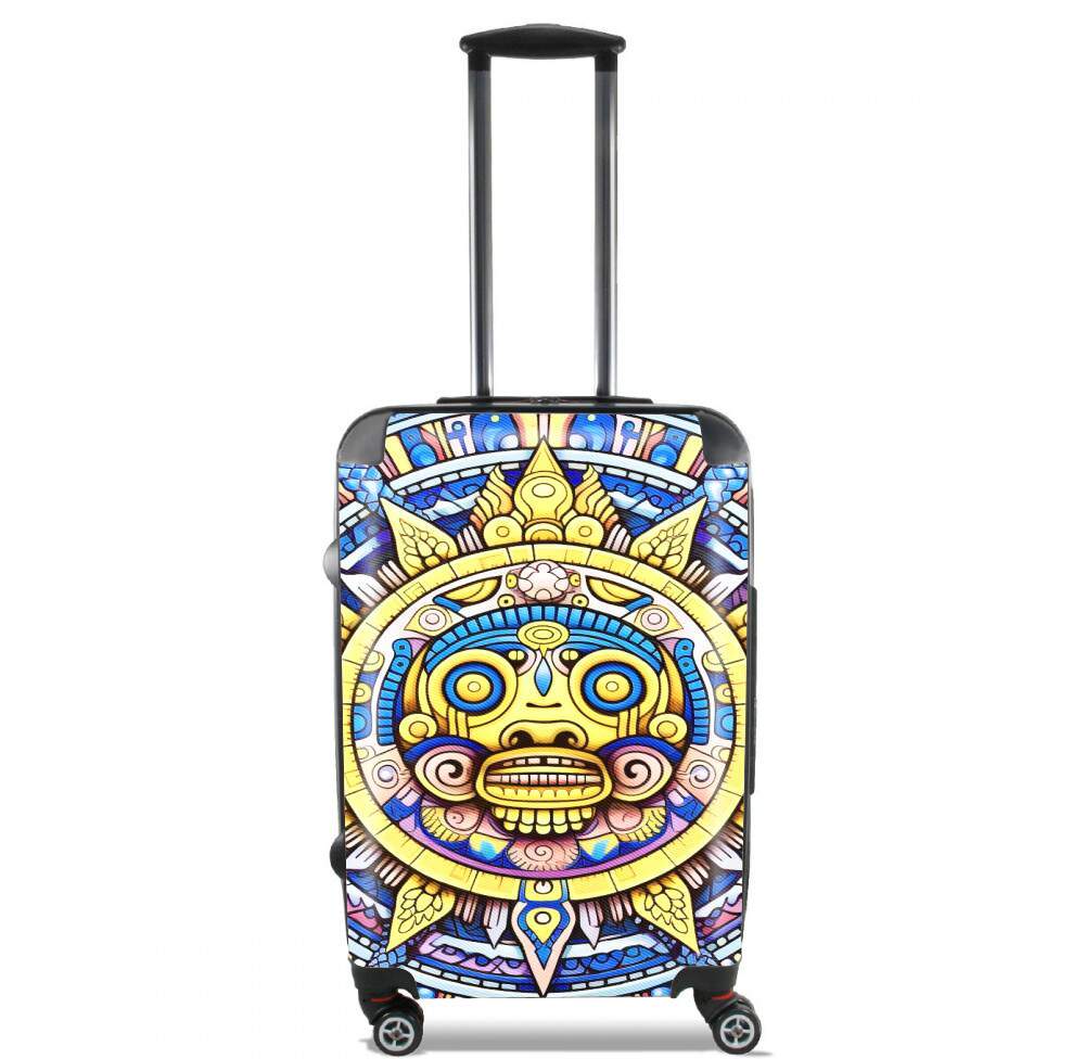 Aztec God Shield for Lightweight Hand Luggage Bag - Cabin Baggage
