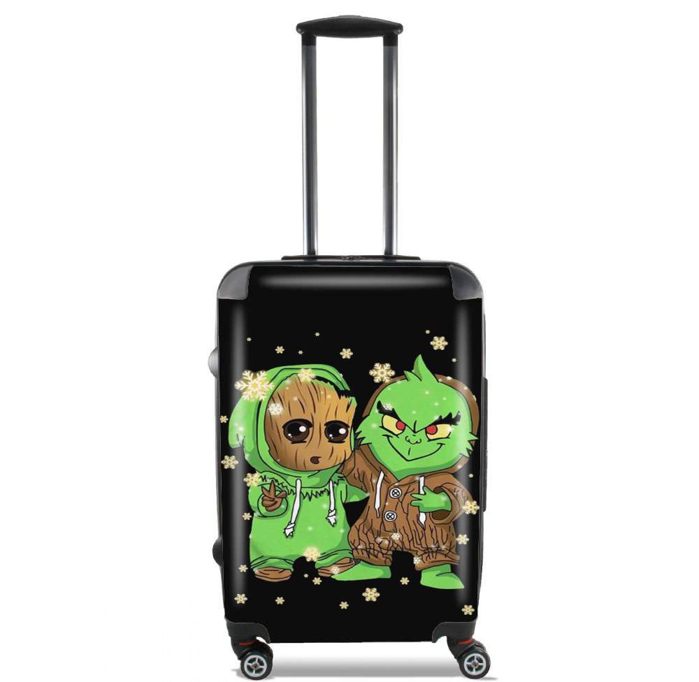  Baby Groot and Grinch Christmas for Lightweight Hand Luggage Bag - Cabin Baggage