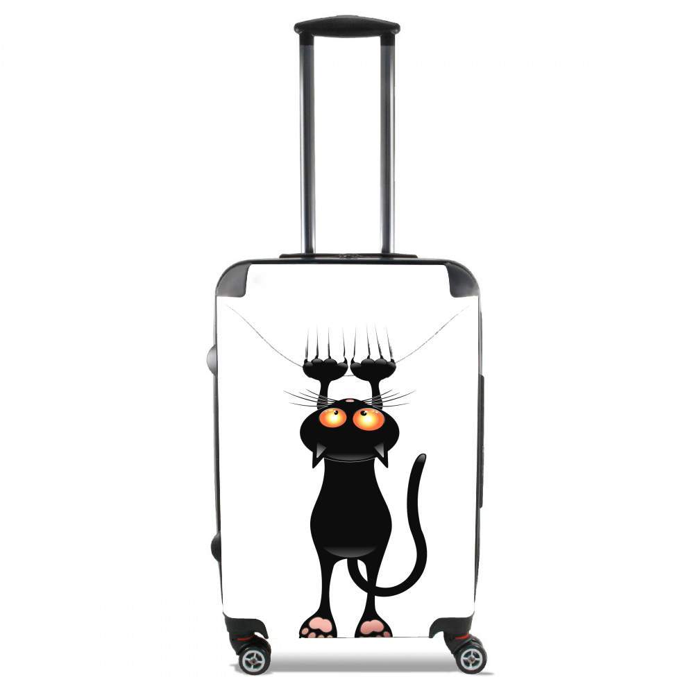  Black Cat Cartoon Hang for Lightweight Hand Luggage Bag - Cabin Baggage