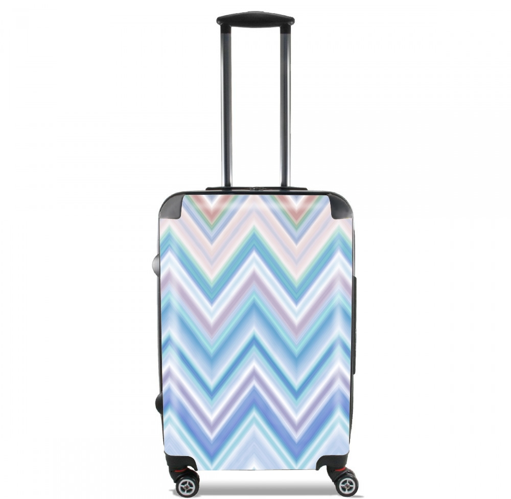  BLUE COLORFUL CHEVRON  for Lightweight Hand Luggage Bag - Cabin Baggage