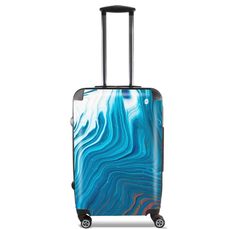  Blue Lava Pouring for Lightweight Hand Luggage Bag - Cabin Baggage