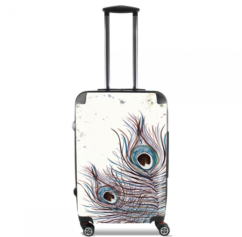  Boho Peacock Feather for Lightweight Hand Luggage Bag - Cabin Baggage