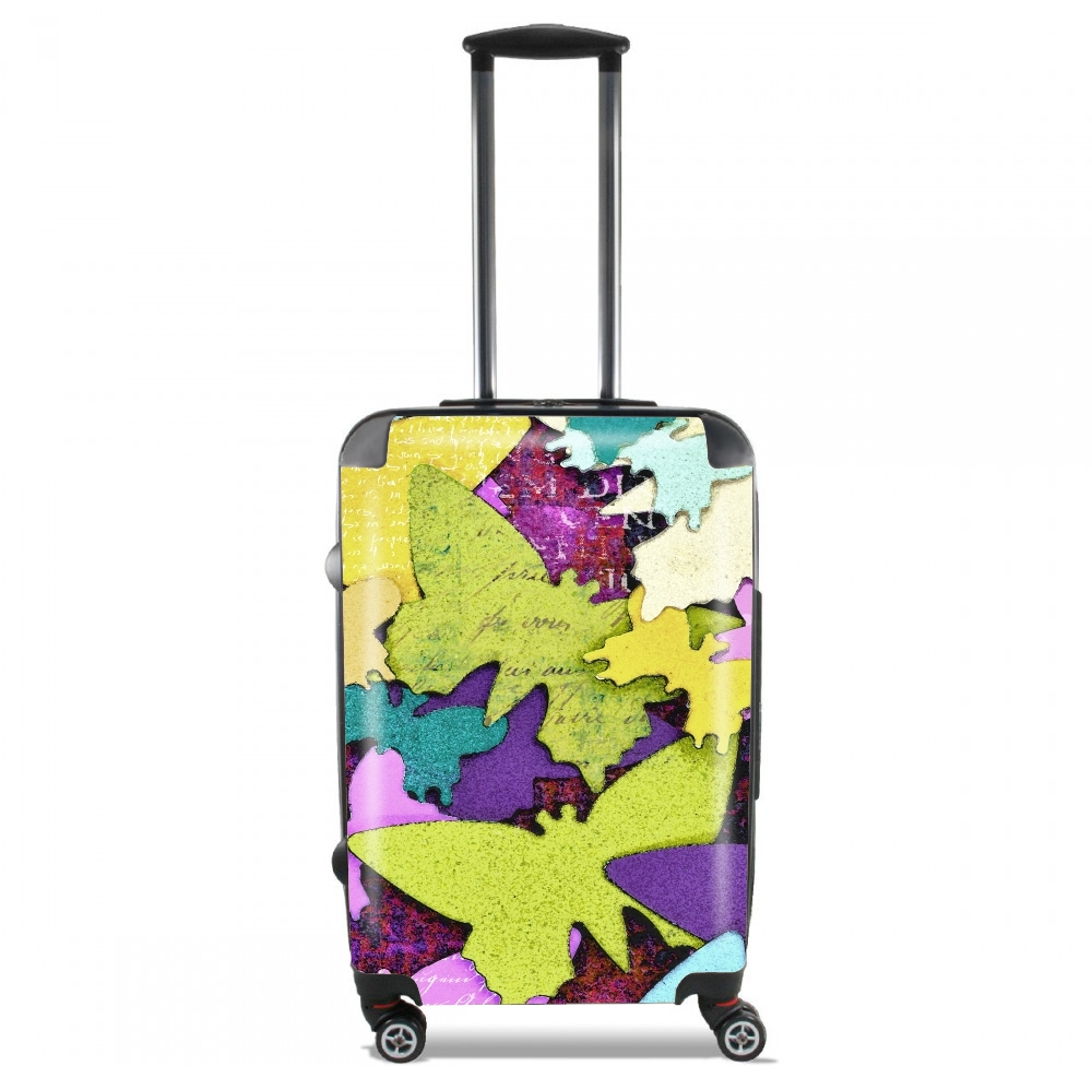  Butterflies art paper for Lightweight Hand Luggage Bag - Cabin Baggage
