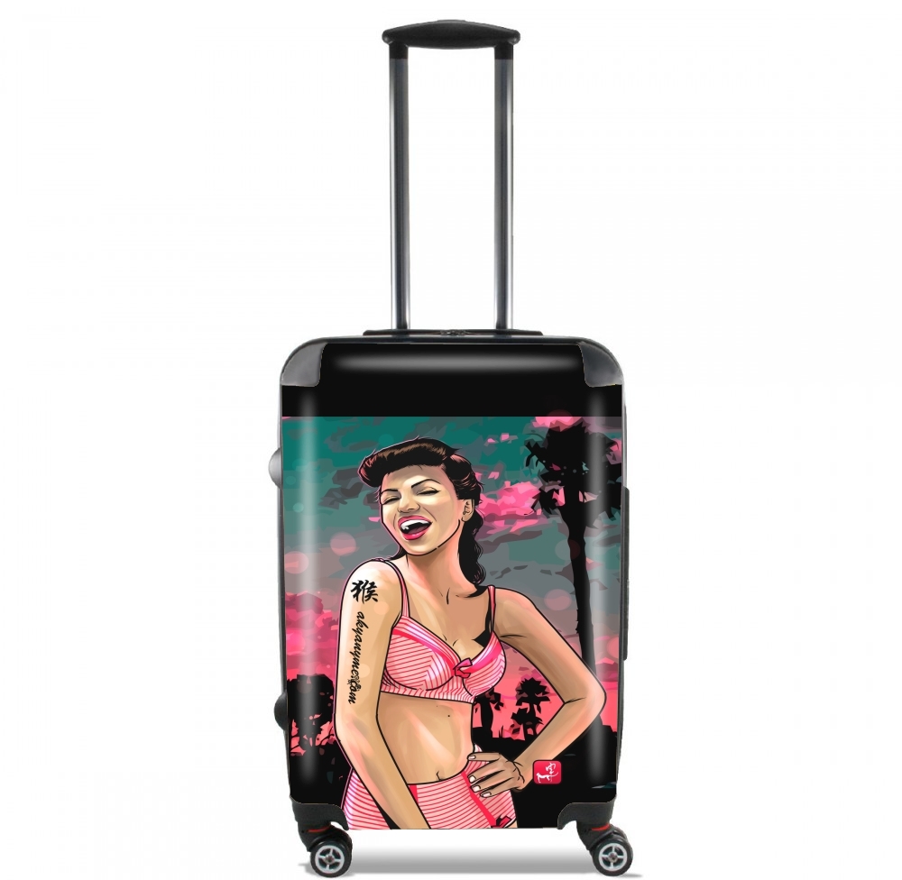  California Girl retro for Lightweight Hand Luggage Bag - Cabin Baggage