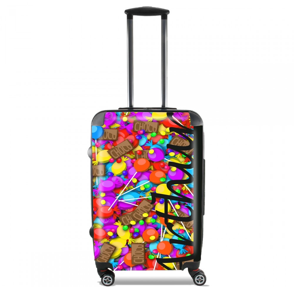  Candy Monogram - Arthur for Lightweight Hand Luggage Bag - Cabin Baggage