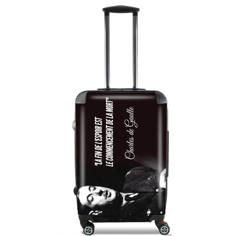  Charles de gaulle La fin de lespoir est le commencement de la mort for Lightweight Hand Luggage Bag - Cabin Baggage