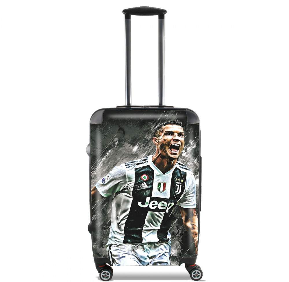  Cr7 Juventus Painting Art for Lightweight Hand Luggage Bag - Cabin Baggage