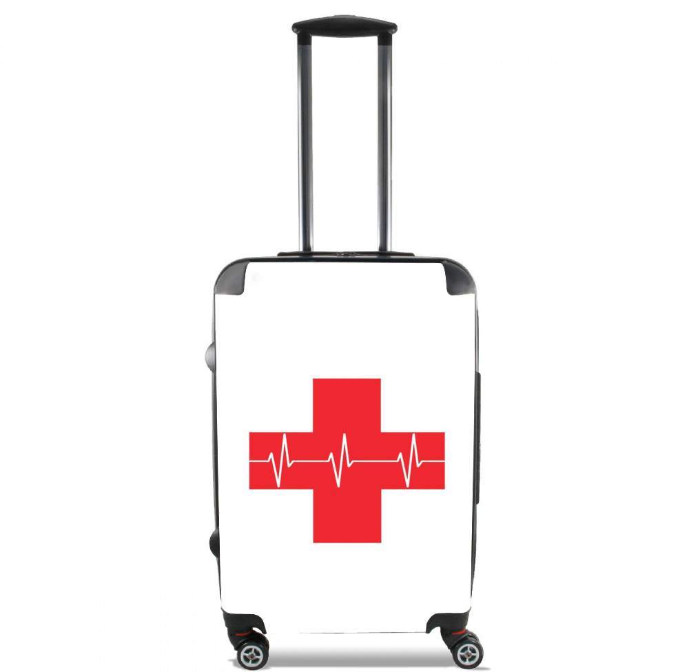  Croix de secourisme EKG Heartbeat for Lightweight Hand Luggage Bag - Cabin Baggage