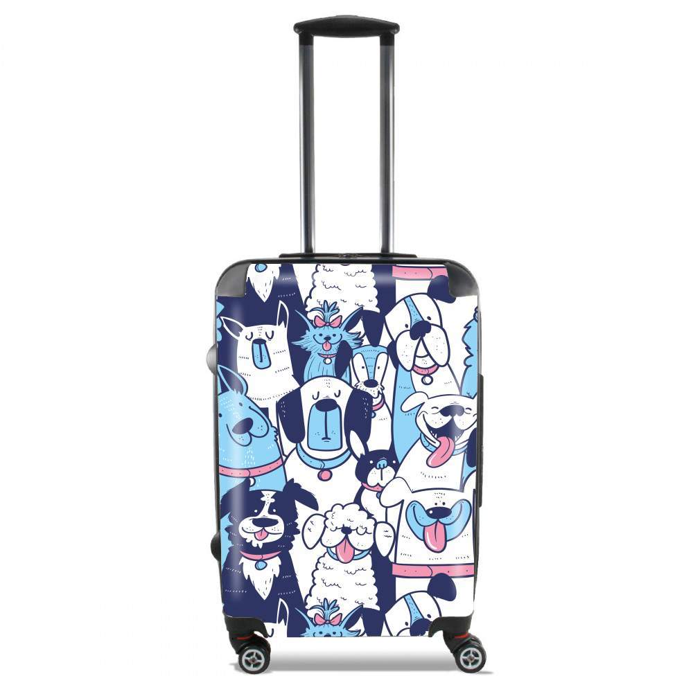  Dogs seamless pattern for Lightweight Hand Luggage Bag - Cabin Baggage
