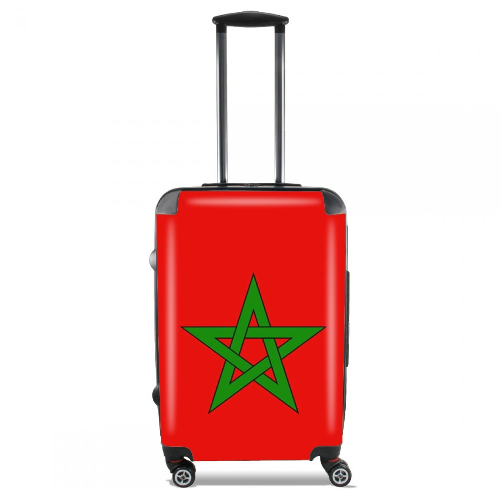  Flag Morocco for Lightweight Hand Luggage Bag - Cabin Baggage