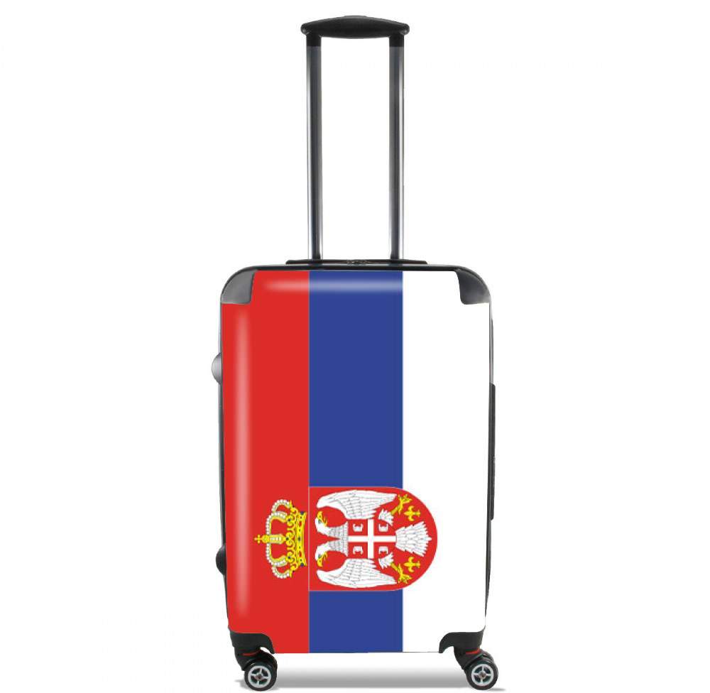  flag of Serbia for Lightweight Hand Luggage Bag - Cabin Baggage