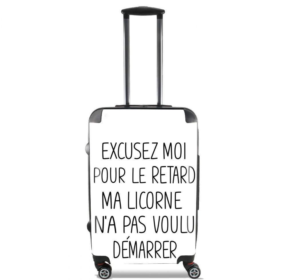  Excusez moi pour le retard ma licorne na pas voulu demarrer for Lightweight Hand Luggage Bag - Cabin Baggage