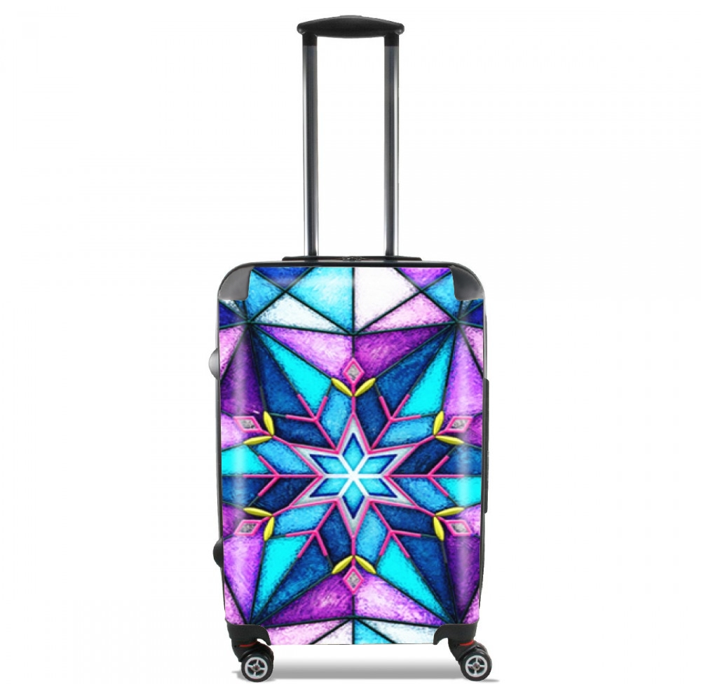  stained snow flake for Lightweight Hand Luggage Bag - Cabin Baggage