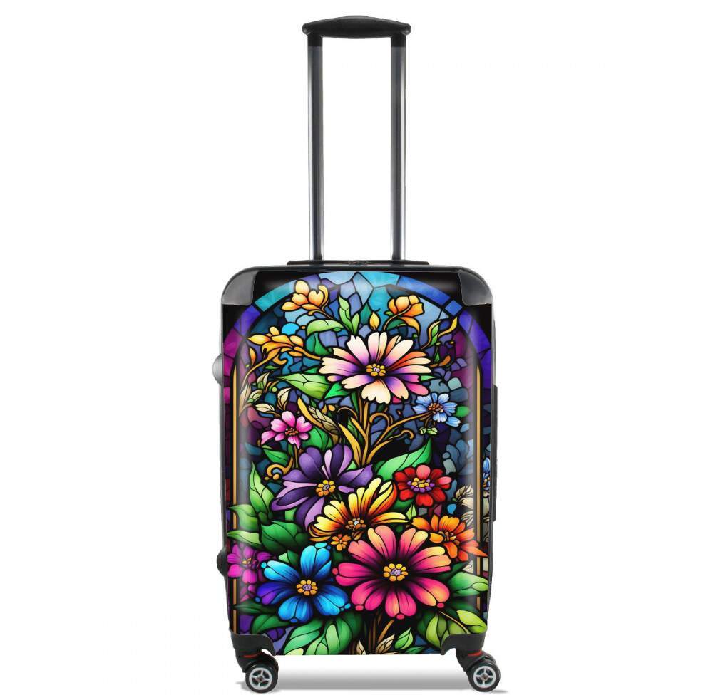  FLOWER Crystal for Lightweight Hand Luggage Bag - Cabin Baggage