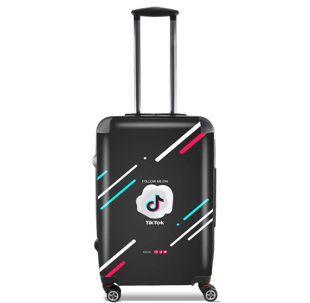  Follow me on tiktok abstract for Lightweight Hand Luggage Bag - Cabin Baggage