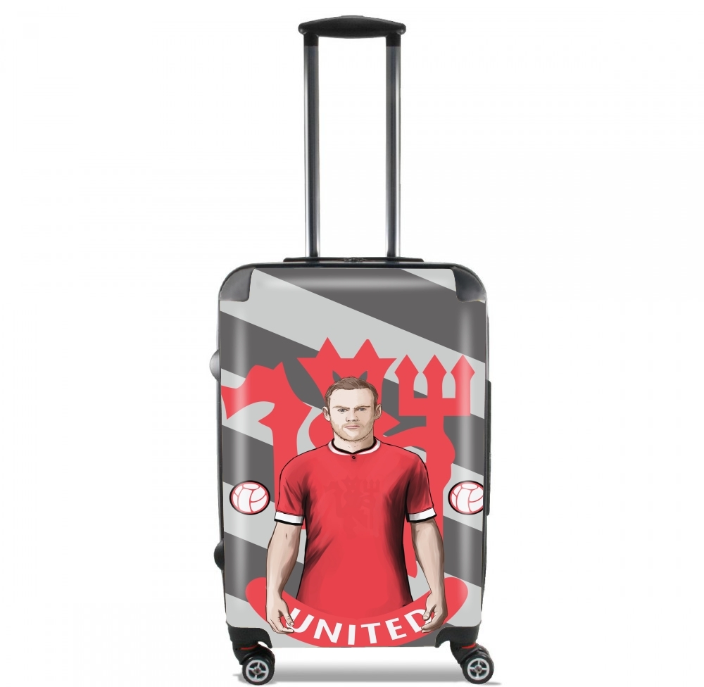  Football Stars: Red Devil Rooney ManU for Lightweight Hand Luggage Bag - Cabin Baggage