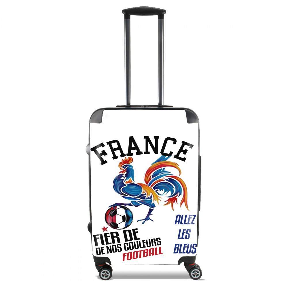  France Football Coq Sportif Fier de nos couleurs Allez les bleus for Lightweight Hand Luggage Bag - Cabin Baggage