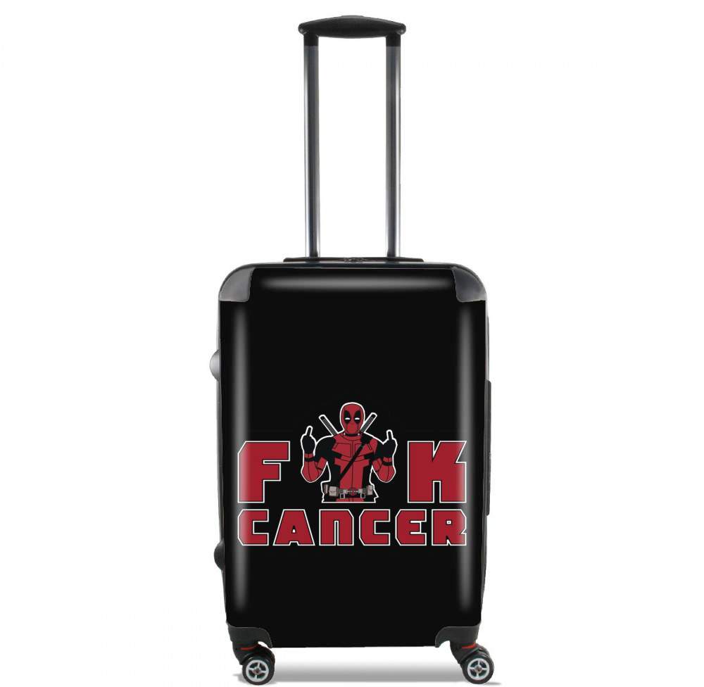  Fuck Cancer With Deadpool for Lightweight Hand Luggage Bag - Cabin Baggage
