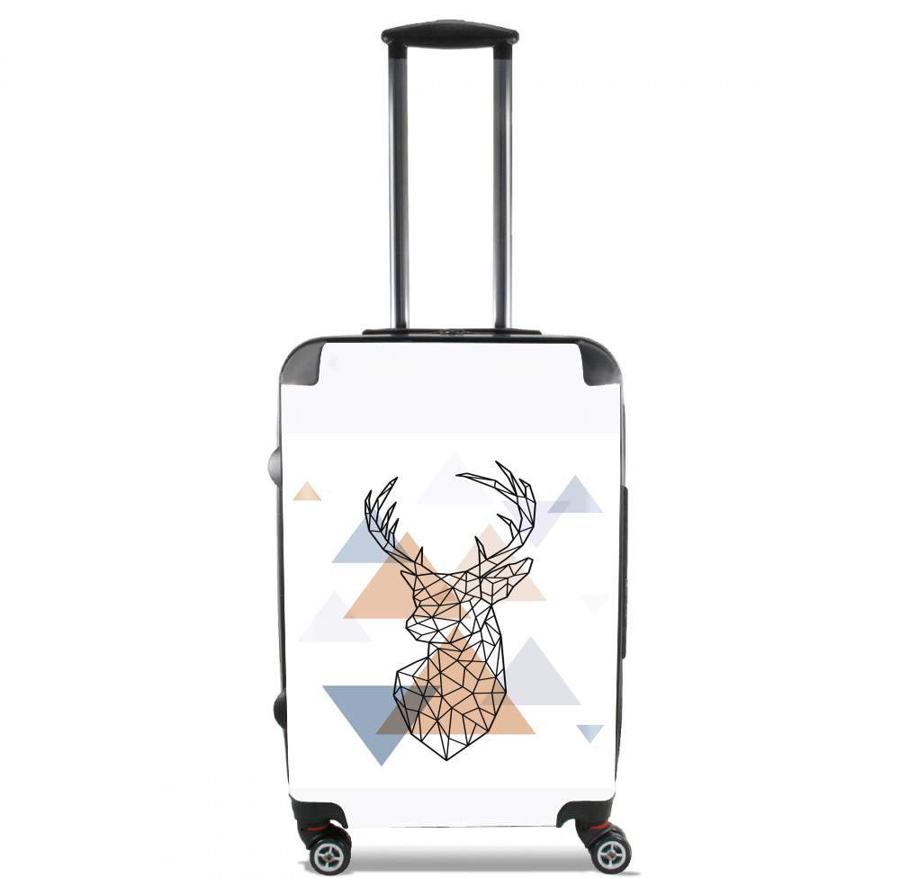  Geometric head of the deer for Lightweight Hand Luggage Bag - Cabin Baggage