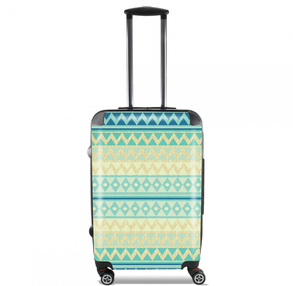  Glitter Chevron for Lightweight Hand Luggage Bag - Cabin Baggage