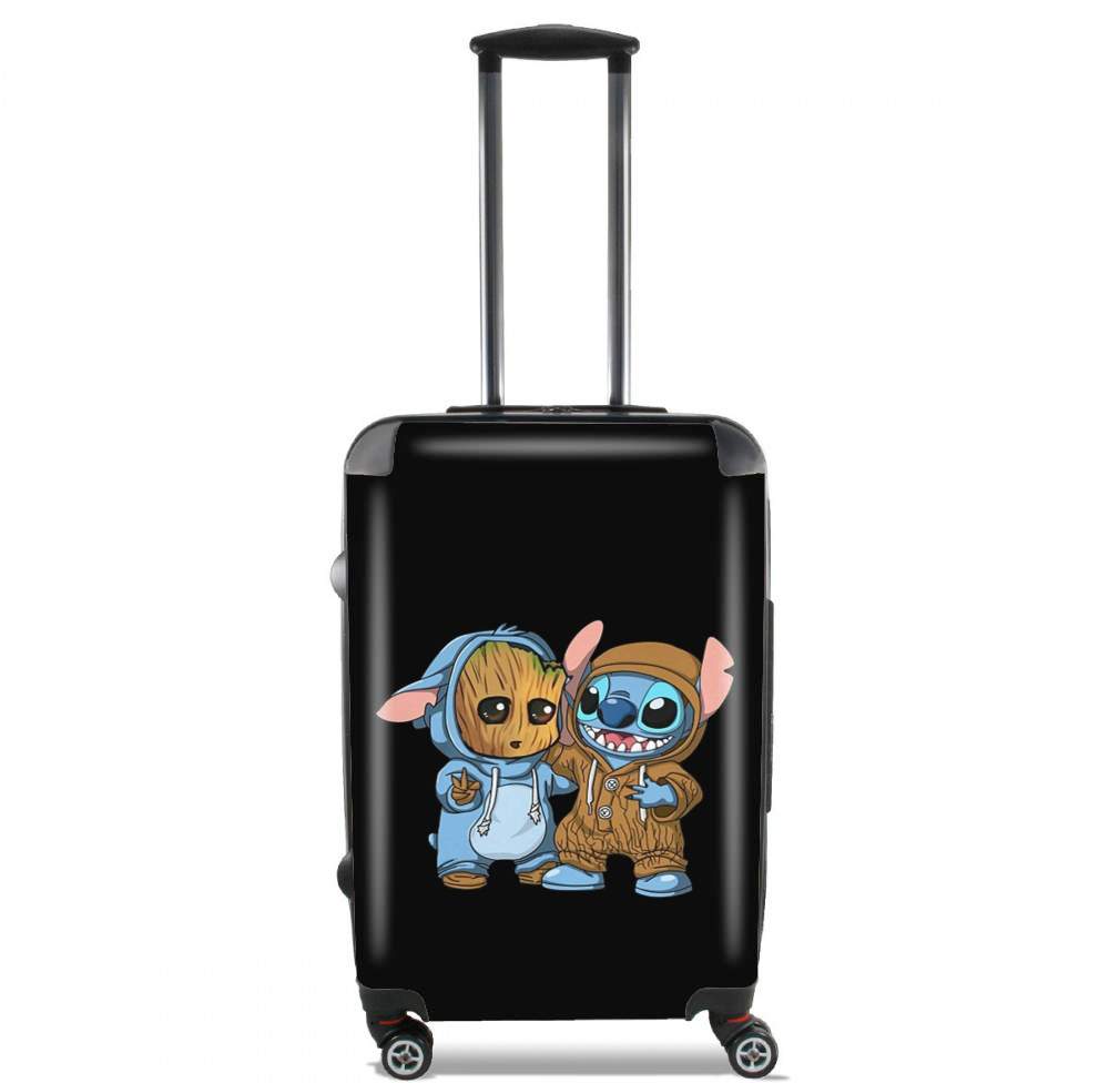 Groot x Stitch for Lightweight Hand Luggage Bag - Cabin Baggage