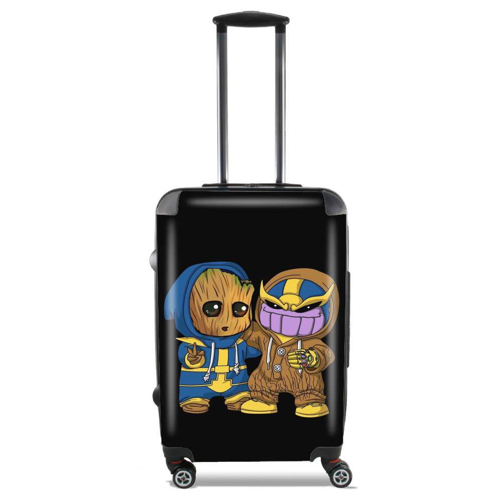  Groot x Thanos for Lightweight Hand Luggage Bag - Cabin Baggage