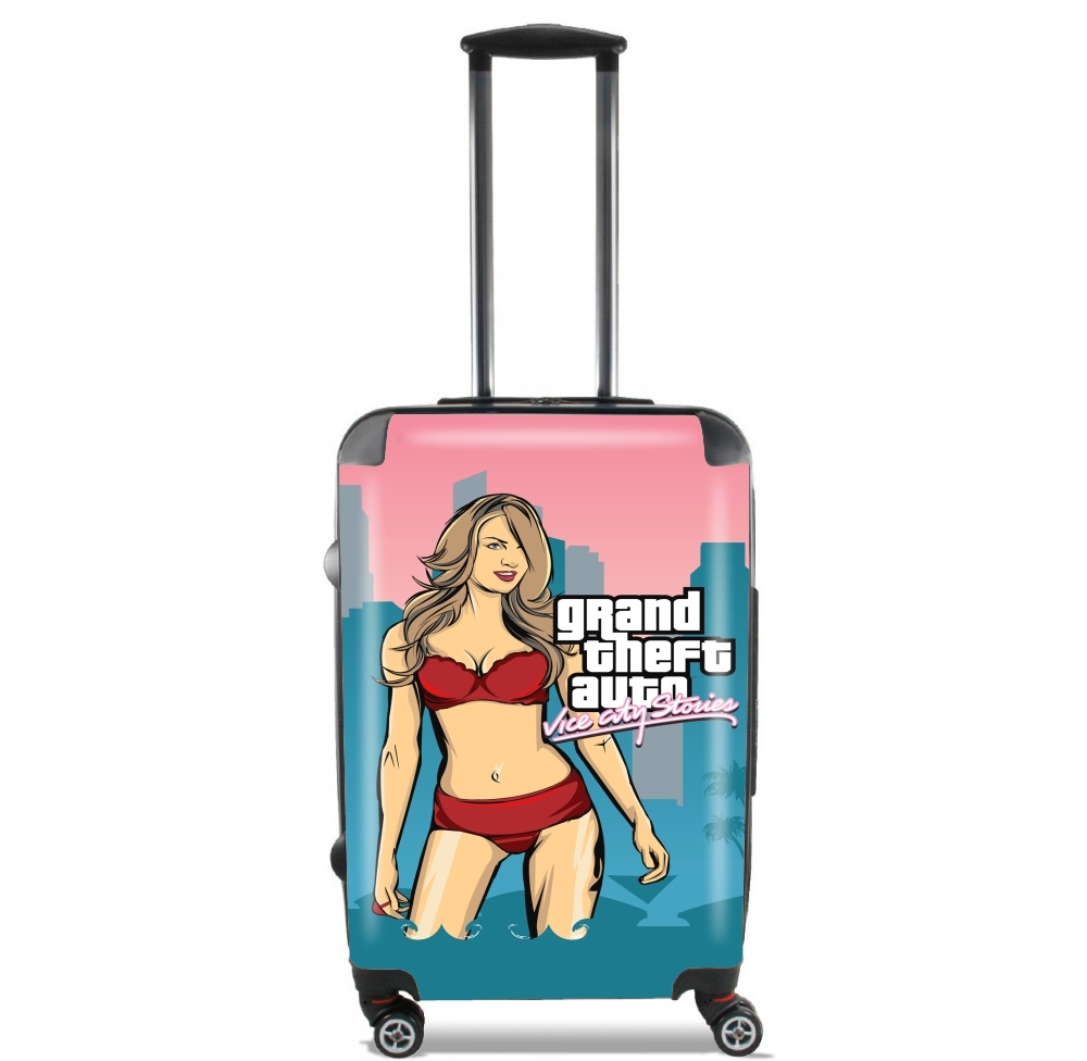 GTA collection: Bikini Girl Miami Beach for Lightweight Hand Luggage Bag - Cabin Baggage