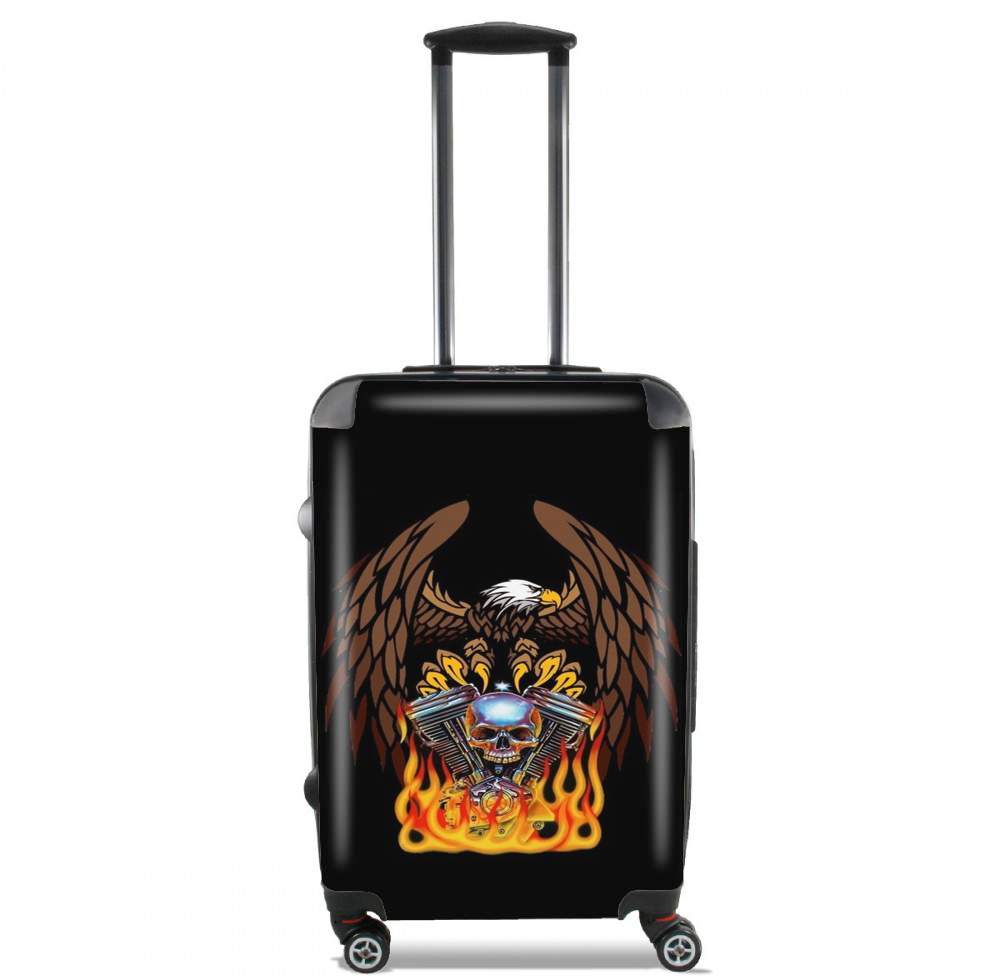 Lightweight Hand Luggage Bag - Cabin Baggage for Harley Davidson Skull Engine
