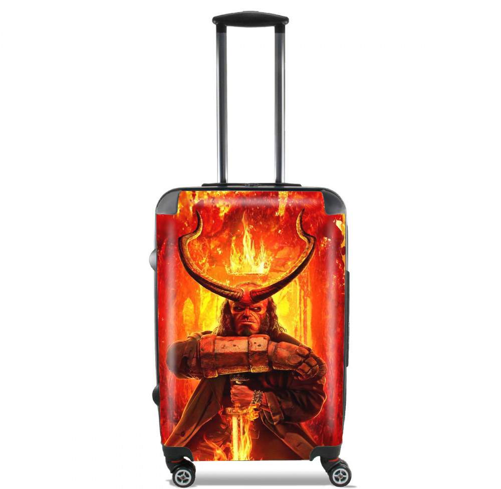  Hellboy in Fire for Lightweight Hand Luggage Bag - Cabin Baggage